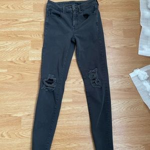 American Eagle Outfitters Black Skinny Jeans Size 4